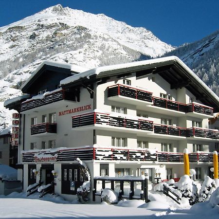 Hotel Restaurant Mattmarkblick Saas-Almagell Dış mekan fotoğraf