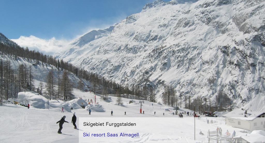 Hotel Restaurant Mattmarkblick Saas-Almagell Dış mekan fotoğraf